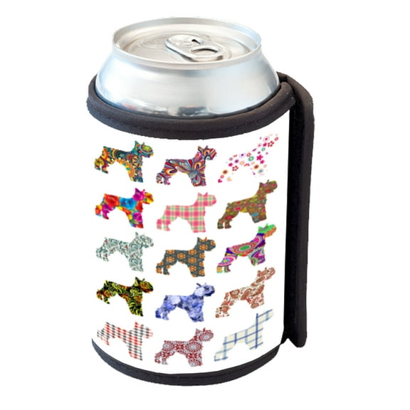 KuzmarK Insulated Drink Can Cooler Hugger - Schnauzer Dog