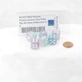 thumbnail image 2 of Wisteria Nebula Luminary Dice with White Pips D6 16mm (5/8in) Pack of 6 Wondertrail, 2 of 2