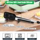 thumbnail image 2 of Pinzas de cocina de 9 pulgadas y 12 pulgadas, juego de silicona antiadherente para barbacoa de acero inoxidable, pinzas de bloqueo para alimentos con puntas de silicona (negro) LYD Gadgets de cocina, 2 of 7