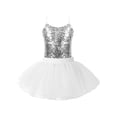 thumbnail image 3 of iiniim Girls Shiny Ballet Dance Dress Camisole Gymnastics Skirted Leotard with Tutu Dress 6-16, 3 of 7