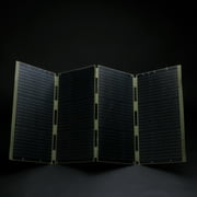 Swiss Tech 100W Foldable Solar Panel, USB-A & USB-C Portable Charger, Waterproof