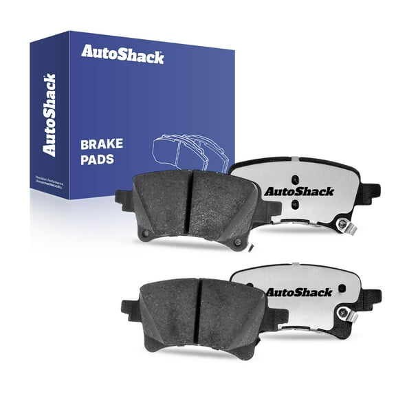 AutoShack Rear Ceramic Brake Pad Set | Replacement for 2020-2025 Jeep Gladiator 2021-2025 Jeep Wrangler | 4-PC