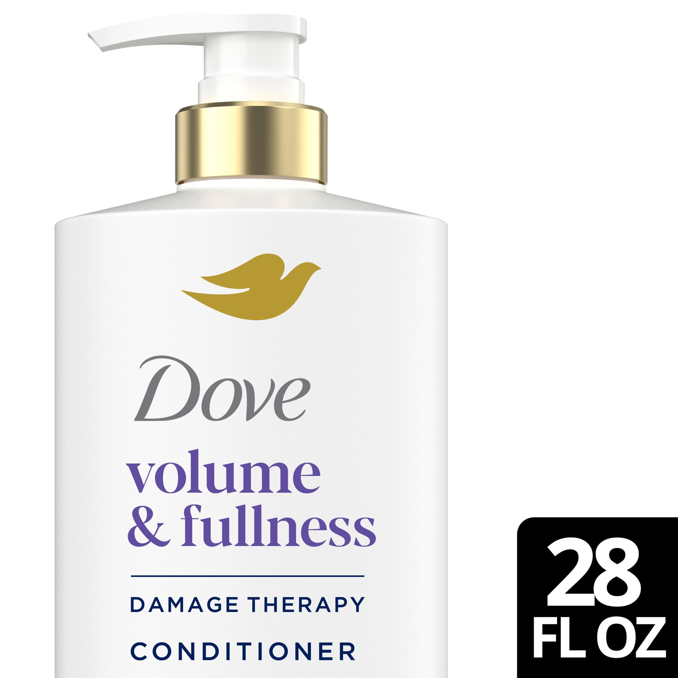 (4 pack) Dove Conditioner for Fine, Thin Hair Volume & Fullness with Bio-Protein Care Technology and Biotin, 28 Fl Oz