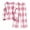 Pink, variant on 2 Piece Women's Plaid Plush Fleece Pajama Sets Winter Warm Crewneck Long Sleeve Tops Wide Leg Pants Soft Loungewear S-XXL