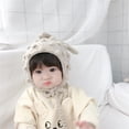 thumbnail image 2 of KEINXS Winter Knitting Baby Hats Caps Cute Deer Ear Boys Girls Hats for Kids enfant baby muts Earflap, 2 of 5