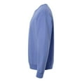 thumbnail image 3 of Hanes Mens Big ComfortWash Garment Dyed Fleece Sweatshirt, 2XL, Frontier Blue, 3 of 4