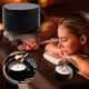 thumbnail image 4 of Vela de cera de soja tamaño viaje - Mini vela aromática de 40g con doble mecha, tiempo de combustión de 30 horas, tarro negro mate, 4 of 8