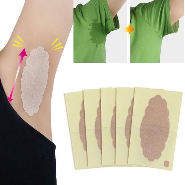 5x Protectores Absorción Sudor y Eliminar Olor,Desechables Desechables Almohadillas de Sudor de Axila para Mujeres/ Hombres Colcomx Protector para el sudor para mujeres