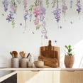 thumbnail image 5 of ionze Home Decor Colorful Flowers Wall Stickers Floral with Butterflies Wall Decals Removable Wall Art Murals for Kids Girls Bedroom Living Room Classroom Kitchen Home Home Accessories, 5 of 7