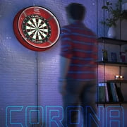 Target Darts Corona Vision Black Frame / White LED Surround Ring Light Dartboard Lighting System