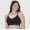 Black, variant on Moves Women's Light Support Triangle Bra MHMT05