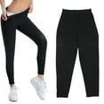 thumbnail image 3 of Compression Leggings, Neoprene Sauna Sweat Pants Black  for Cycling L/XL, 3 of 7