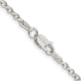 thumbnail image 3 of Sterling Silver 2.5mm Diamond-Cut Cable Chain (26 X 2.5) Made In Italy qhc045-26, 3 of 5