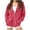 Hot Pink, variant on Fashion Kids Girls Oversized Zip Hoodies Solid Casual Long Sleeve Hooded Jackets Loose Casual Outwear Coats with Pockets Green 9-10Y