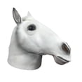 thumbnail image 4 of Accesorios para disfraz de vaca de Halloween para hombre: cubrebocas y cabeza de animal para cumpleaños. Blanco, 4 of 9