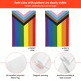 thumbnail image 4 of SPXUBZ Pride Rainbow LGBT Linen Garden Flag Gay Lesbian Transgender Bisexual Outdoor Decor 12"x18", 4 of 6