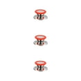 thumbnail image 2 of kurtrusly Bouton de Couvercle de Pot en Acier Inoxydable Anti-Brûlure Remplacement Poignée de Couvercle de Poêle de Cuisine Accessoires Modifiés Rouge Petit 3Ensemble, 2 of 6
