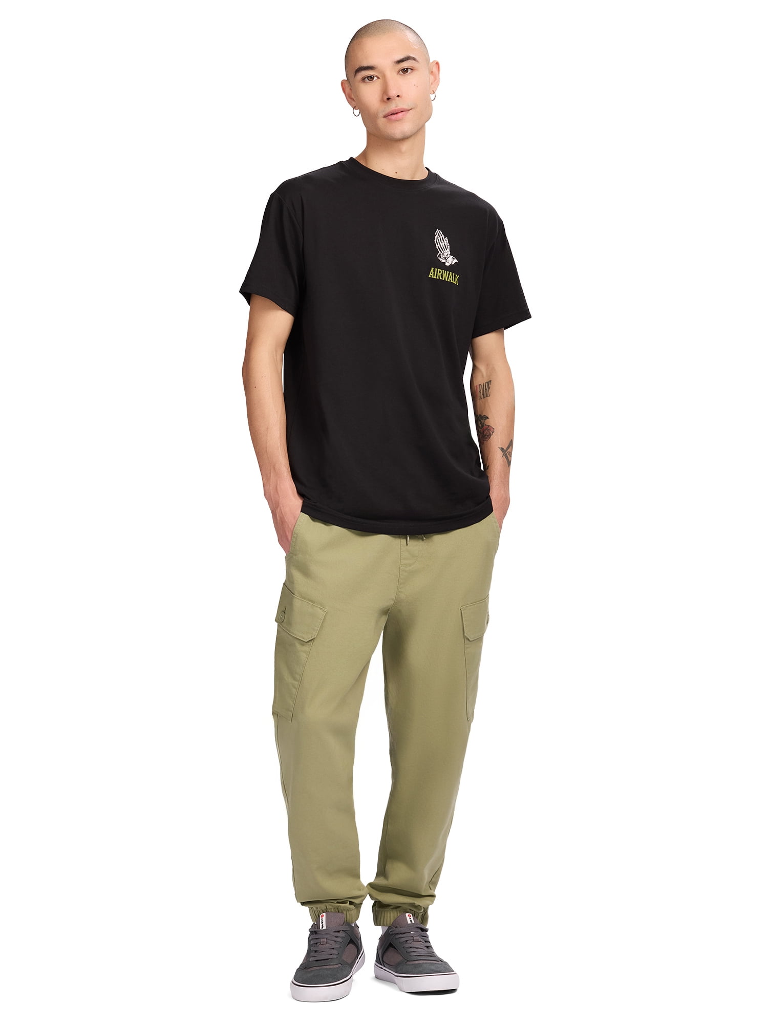 Airwalk Men's & Big Men's Cargo Jogger Pant, Sizes XS-3XL
