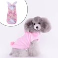 thumbnail image 3 of Ropa para Mascotas Sunnimix con Capucha Invierno Peluche Caliente para Perros Bichon Pequeño Rosa M, 3 of 7