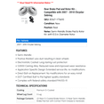 thumbnail image 2 of Rear Brake Pad and Rotor Kit - Compatible with 2007 - 2010 Chrysler Sebring 2008 2009, 2 of 2