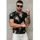thumbnail image 1 of ABPHQTO Camiseta negra con estampado teñido anudado LET'S GO BRANDON para hombre, 1 of 5