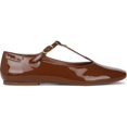 thumbnail image 2 of Franco Sarto Women's Marylee T-Strap Flat Tan Patent 9.5M, 2 of 6