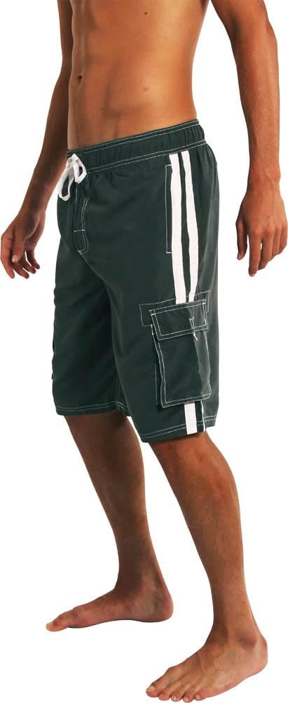 Mens Plus King Size Swimsuit Thru 5X NORTY Mens Big Extended Size Swim Trunks