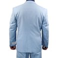 thumbnail image 4 of Comfortable 2pc Men's 2-Button Linen and Cotton Blend Suit, 4 of 8