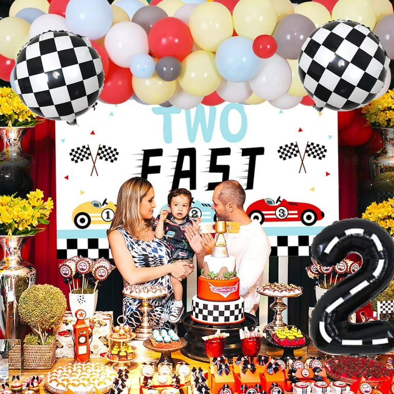 Two Fast Birthday Party Decorations, Boys 2nd Birthday Two Fast ...