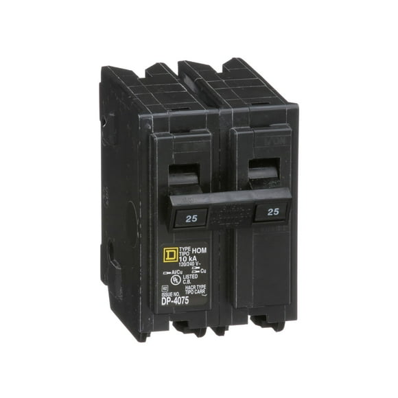 Disyuntor Square D HOM225CP 25A 2P Plug-On 240V