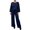 Dark Blue, variant on Sweat Sets for Women 2 Piece Sequin Sparkly Tracksuit Outfit Casual Sweatshirt and Sweatpants for Hiking Travel