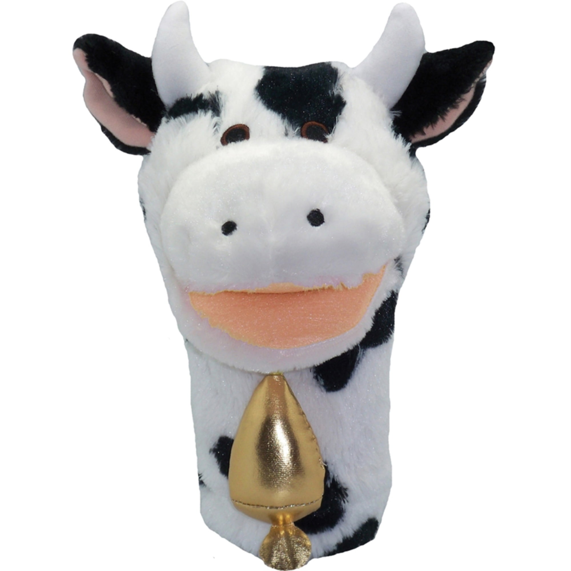 New Manhattan Toy Company Knit  Hand Puppet Hoofly The Cow Daycare School Toy 