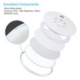 thumbnail image 4 of Plafonnier LED Blanc Flush Montage 18W Moderne Rond, 4 of 5