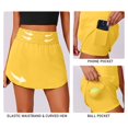 thumbnail image 5 of Pinspark Golf Skirts for Women High Waist Tennis Skirt Quick Dry Pickleball Skort Lightweight Athletic Skorts with Pockets, 5 of 6