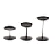 thumbnail image 5 of Juego de 3 candelabros de pilar para centros de mesa, candelabros para sala de estar Placa negra, 5 of 9