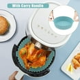thumbnail image 5 of Air Fryer Silicone Pan, 2-Pack Reusable Air Fryer Liners, Air Fryer Accessories, Disposable Parchment Lined Kitchen Accessories Replacements, Compatible with Ninja, Tower, COSORI, 5 of 5