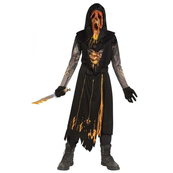 Dead by Daylight Child Scorched Ghost Face Costume