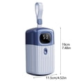 thumbnail image 4 of BotaniNest Portable Dryer Fast Drying Quiet Mini Compact Dryer Adjustable Timer Foldable Laundry Machine For Apartment RV Travel Dorm Hotel, 4 of 7