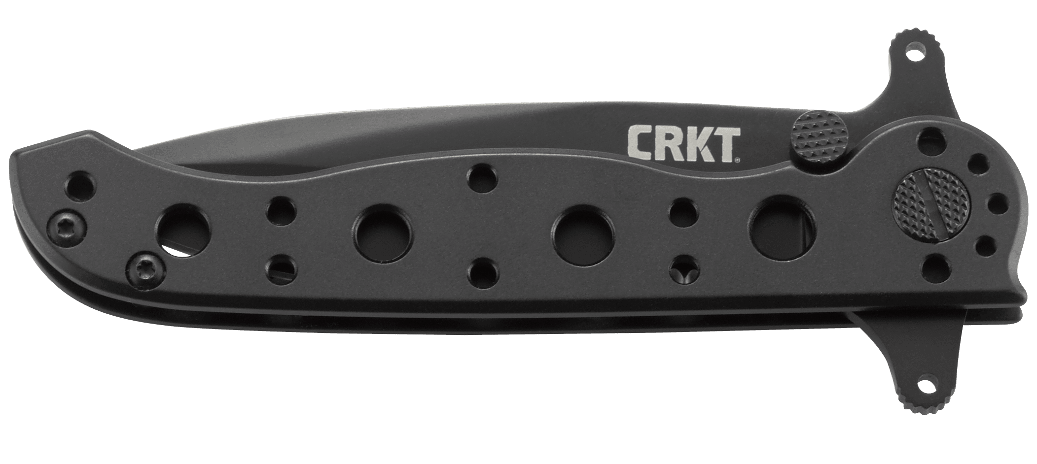 CRKT M21-10KSF Folding Knife with Frame Lock: Stainless Steel Triple Point Serrations Blade, Stainless Steel Handle, Reversible Pocket Clip, M21-10KSF