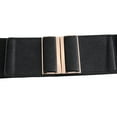 thumbnail image 3 of Beltox Fine Womens 3" Wide Belt Elastic Stretch Cinch Waistband Lady Cummerband, 3 of 8