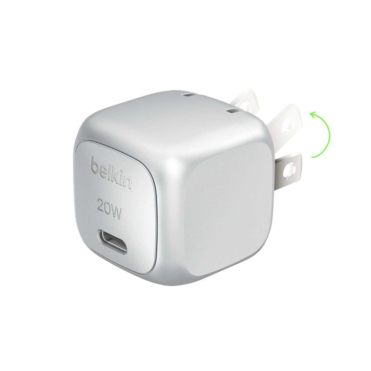 Belkin Compact Wall Charger 20W USB-C, Gray
