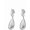 Silver, variant on Chunky Gold Tear Drop Dangling Clip On Earrings for Women, Funky Silver Simple Puffy Teardrop Earring Y2k Non Pierced Charm Party Prom Jewelry Gifts
