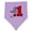 Lavender and Pink, variant on Inktastic Our Little Ladybug is 1 Baby Bandana Bib
