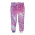 thumbnail image 4 of BTween Girl's 3-Pack Velour Jogger Pant Set - Solid and Tie Dye Sweatpants for Girls, Lily/Purple Size 14/16, 4 of 4