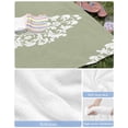 thumbnail image 6 of Baroque Sage Green Beach Towels Oversized Super Absorbent, Vintage Damask Classic Floral Lightweight Bath Towel Quick Dry Sets For Bathroom/Pool/Rv Camping/Beach Play/Gym Room/Picnic 30"x60", 6 of 8