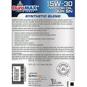 DuraMAX Synthetic Blend 5w30 Motor Oil - Case of 12 Quart Bottles