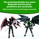 thumbnail image 5 of MIGESS (Assembly Completed) T13 Action Figure Set,Dummy 13,Articulated Robot with Demon Wings, Titan 13 Robot Action Figure 3D Printed robo 13 Action Figure Articulated(Green Black), 5 of 5