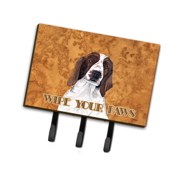 Carolines Treasures SC9131TH68 Springer Spaniel Wipe your Paws Leash or Key Holder Triple Hook multicolor