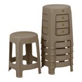 thumbnail image 1 of Kit 6 Bancos de Plástico La Ardilla  para exterior e Interior (Café), 1 of 3