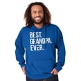 thumbnail image 3 of Best Grandpa Ever Grandfather Poppop Hoodie Hooded Sweatshirt Men Brisco Brands X, 3 of 6